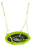 HUDORA Nestschaukel 110 cm - Baby / Kinder Schaukel Outdoor und Indoor - Kinderschaukel - Hängeschaukel für den Garten - Kinder & Babyswing - 100 kg Belastbarkeit - Grün - 72156