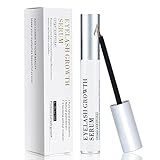 Wimpernserum, 5ml Lash Serum für Natürliche Wimpernverlängerung Augenbrauen Serum Grande Eyelash Serum für Mehr Länge Dichte Wimpern Pflegendes Wimpernlifting Set Wimpernwachstumsserum