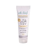 Oh-Lief Natural Body Sunscreen für die ganze Familie, 30 ml, zertifiziert natürlich & biologisch, Breitbandschutz UVA/UVB, wasserabweisend, hypoallergen, geruchlos & Konservierungsmittel frei