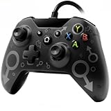 Xbox One Controller kabelgebundenes Gamepad Joystick für Xbox One / One S / One X / Xbox Series X und PC Windows 7/8/10 Spiele Kabel mit Dual-Vibration