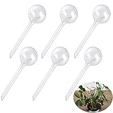 Kunststoff Wasserspender für Topfpflanzen Automatisch Bewässerung Set Bewässerungssystem für Garten Pflanzen Blumen und Zimmerpflanzen Bewässerung Deko Topfpflanzen Kunststoff Transparent PVC 6PCS