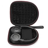 Hard Case für JBL T450BT / JBL T500BT über das Ohr drahtlose Bluetooth-Kopfhörer, Reise-Schutztragetasche - Schwarz(Schwarzes Futter)