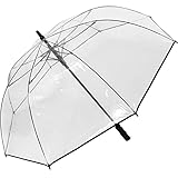 Golfschirm Automatik XXL 124cm - transparent extra gross