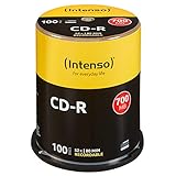 Intenso 1001126 CD-R 100er Spindel 700MB 52x Speed CD-Rohlinge