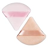 Triangle Makeup Puff,4 PcsTriangle Puff Facial Puff Sponge Soft Puff Velvet Puff for Loose Powder oder Foundation Blush Rosa + Hautton