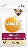 IAMS for Vitality Senior Hundefutter trocken - Trockenfutter für ältere Hunde ab 8 Jahre, geeignet für kleine und mittelgroße Hunde, 5 kg