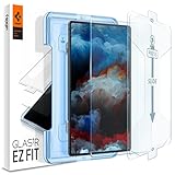 Spigen Glas.tR EZ Fit Schutzfolie kompatibel mit Samsung Galaxy Tab S8 Ultra, 14.6 Zoll, Schablone für Installation, Kristallklar, Kratzfest, 9H Härte Folie