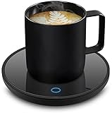 Elektrischer Kaffeewärmer, Smart Schreibtisch Kaffeewärmer, Tassenwärmer mit 2 Temperatureinstellungen, Tassenwärmer, Teewärmer, Elektrischer Getränkewärmer, Getränkewärmer für Kakao, Milch