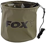 Fox Collapsable Large water bucket inc rope/clip - 10 L Falteimer