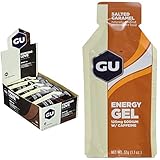 GU Energy Gel Love Espresso, 768 g & Energy Gel Salted Caramel gesalzenes Box, Gesalzener Karamell, 768 g