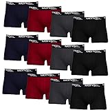 MERISH Boxershorts Men Herren 12er Pack Unterwäsche Unterhosen Männer Retroshorts 213b L