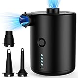 Elektrische Luftpumpe Akku Pumpe Tragbare: Klein Electric Kompressor Elektropumpe Mini USB Elektrisch Air Pump Mit 4000mah Wiederaufladbare Für Pool Camping Luftmatratz Schwimmring Schlauchboot Boot