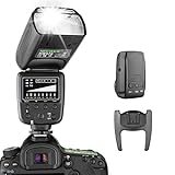 Neewer Flash Speedlite mit 2,4 G Wireless System & 15 Kanäle, Transmitter kompatibel mit DSLR Canon,Nikon,Sony,Panasonic, Olympus,Fujifilm, Pentax und andere DSLR-Kameras mit Standard Hotshoe (NW570)