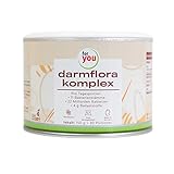 darmflora komplex | Darmkur mit 11 Bakterienstämmen, 22 Milliarden Keimen pro Portion & 2 Arten von Ballaststoffen: resistentes Dextrin aus Mais & Akazienfaser | Ohne Zusätze, laktose-, glutenfrei