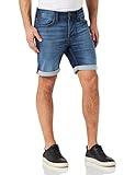 JACK&JONES Jeans Intelligence Mens Blue Denim 5 Pocket Shorts