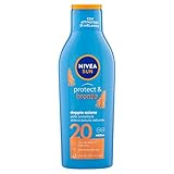 Nivea Sun Sonnenmilch Sonnenschutz 200ml feuchtigkeitsspendend Protect & Bronze LSF 20