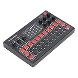 Voice Changer Sound Board, Anti-Interferenz-Bluetooth-Rauschunterdrückung, ABS-Live-Soundkarte, einfache Bedienung, LED-Anzeige, DSP-Chip-Prozessor für Studio für Spiele