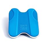 BornToSwim Pro Schwimmbrett Pullkick Pull Buoy und Kickboard Trainingshilfe für Kinder und Erwachsene, Blau, 30x27x4 cm