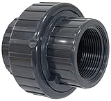 AERZETIX - C62061 - Verschraubung gemischt mit O-ring - zum kleben Ø50mm - zum einschrauben 1 1/2' - weiblich/weiblich - aus kunststoff - PN16 - für wasserversorgungsleitungen bewässerung