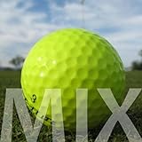 50 GELBE Mix LAKEBALLS/GOLFBÄLLE - QUALITÄT AAA/AA