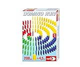 Noris 606065644 - Domino Run 200 Steine, Aktionsspiel für Die ganze Familie, für Kinder ab 3 Jahren