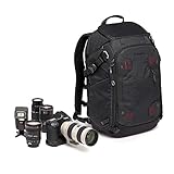 Manfrotto PRO Light Multiloader M, Professioneller Fotorucksack für Kameras, 4 Zugriffspunkte, Mehrere Stativbefestigungen, 3 Nutzungsmodi, Austauschbare Trennwände, Schwarz