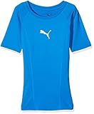 PUMA Kinder LIGA Baselayer Tee SS Jr Funktionswäsche, Electric Blue Lemonade, 116