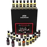 Hallingers Premium Spirituosen und Likör Adventskalender (720ml) - Berauschende Genussmomente - Whisky, Rum, Gin, Spirituose & Likör (Set) - Weihnachten 2022, Adventskalender - Geschenk zu Weihnachten