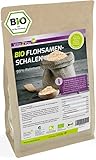 Flohsamenschalen Bio 99% Reinheit 1000g - Laborgeprüft - 100% Bio Anbau - 1kg indische Flohsamen Schalen - Premium Qualität