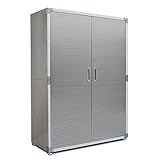 Seville Classics Mega Hochschrank, 121,9 x 60,9 x 182,9 cm, grau