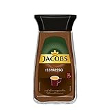 Jacobs löslicher Kaffee Espresso, 100 g Instant Kaffee