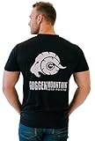 GUGGEN Mountain Herren Funktionsshirt Funktionswäsche Funktions T-Shirt Sport Outdoor Aktivitäten Schnelltrocknend Kurzarm Atmungsaktive Schwarz L