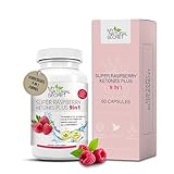 Super Raspberry Ketone Plus – Der MyNaturalSecret Bestseller Verbesserte 9in1 Formel mit 100% purem Himbeer Keton Pulver