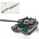 FOOMER Technic Main Battle Tank Bausatz WW2 Deutscher Militär Panzer Bausatz Kompatibel mit Lego Technic (1346 Stücke)