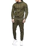 UMore Herren Trainingsanzug | Jogginganzug | Sportanzug | Jogging Anzug | Hoodie-Sporthose | Jogging-Anzug | Trainings-Anzug | Jogging-Hose