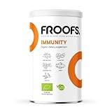 FROOFS Resistenz Immunity Superfood Smoothie Pulver Konzentrat – Camu-Camu Lúcuma Aroniabeeren Ingwerwurzel- Grünteeextrakt – Vegan Glutenfrei Non Dairy Non-GMO – Vitamine BIO-Mischung Elixier 200g