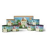 catz finefood Bio Katzenfutter nass MIX Paket - 6 x 200 g - Nassfutter für Katzen - N° 513, 511, 509, 507, 505 & 503 - ohne Getreide & zugesetzten Zucker (1,2 kg)