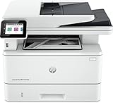 HP Laserjet Pro 4102dw Multifunktions-Laserdrucker (Drucker, Scanner, Kopierer, WLAN, LAN, Duplex, Airprint, für Arbeitsteams mit bis zu 10 Benutzern), Weiß