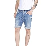 Replay Herren Anbass Jeans-Shorts, 9 MEDIUM Blue, 32