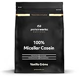 100% Micellar Casein | VANILLECREME | von THE PROTEIN WORKS |1kg | Perfekter Shake zur Regeneration über Nacht