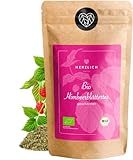 BIO Himbeerblättertee - Schwangerschaft - lose bio Himbeerblätter, geschnitten - 100% naturbelassen, Bio - Kräutertee - abgefüllt und kontrolliert in Deutschland - 80g | Herzlich Natur