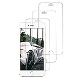 WEOFUN 3 Stück Schutzfolie für iPhone 6 Plus/ 6s Plus/7 Plus/8 Plus [0.25mm, Anti-Kratzen, Anti Fingerprint, 9H Härte]