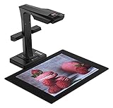 CZUR ET18 Pro Professioneller Buchscanner mit LED Fülllicht, OCR Dokumentenscanner 18 Megapixel Dokumentenkamera Visualizer für Windows und macOS mit Laser Verflachungstechnologie, bis zu A3