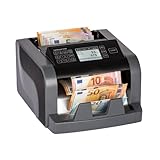 ratiotec rapidcount S 575 Banknotenzählmaschine für gemischte Banknoten mit Wertermittlung in schwarz