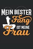 Bester Fang Frau Angler Spruch Vatertag Outfit: Notizbuch