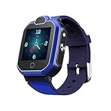 Simmotrade® 4G/LTE GPS Tracker Uhr für Kinder. GPS Kinder-Smartwatch Vergleichssieger beim ComputerBild Test: Beste Kinder-Smartwatch [blau]. Deutscher GPS Tracker Shop, kein ABO