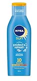 Nivea Sonnenmilch Protect & Refresh Lichtschutzfaktor SPF 10 - 200ml