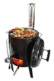 Gulaschkanone/Eintopfofen | Draußen Kochen | Mobile Kochmöglichkeit | 15 L | Gartenparty | Wintergrill | Krisenvorsorge