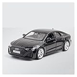 Simulation Miniatur Auto Modell Kinderspielzeug 1/32 Für Static Car Model Die Cast Vehicles Collection Model Mit Sound Light Sport Car Toy Children Gifts (Color : Schwarz)