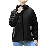 SRZYMJ Ãœbergangsjacke Damen, Winterparka Plüsch Gefüttert Parka Plüschmantel Fleece Warm Wintermantal Winterjacke Winter Grosse Grössen Lang Mantel Fleecejacke Outdoorjacke Plüschjacke Winterparka